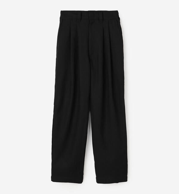  「THE SHINZONE |〈別注〉TOMBOY PANTS WOMEN」|チノ|BLACK