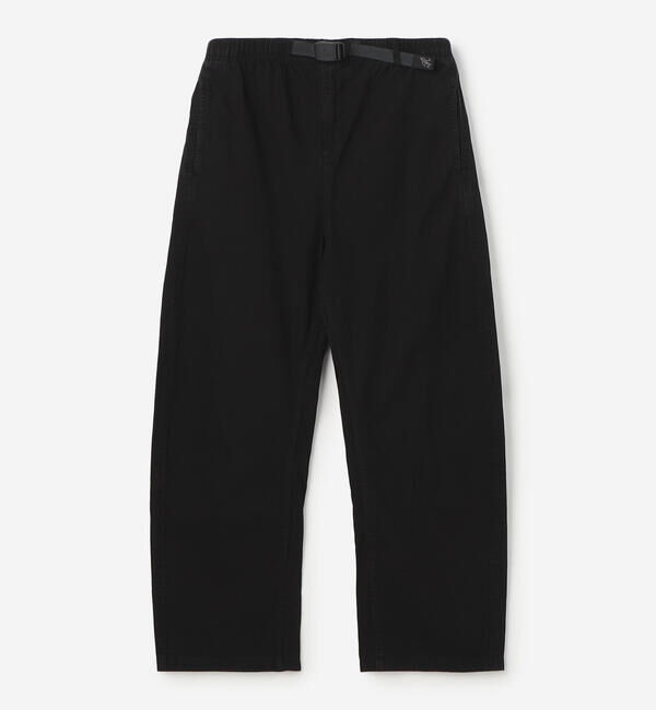  「Gramicci | 〈別注〉コットンツイル カーブパンツ WOMEN」|チノ|BLACK
