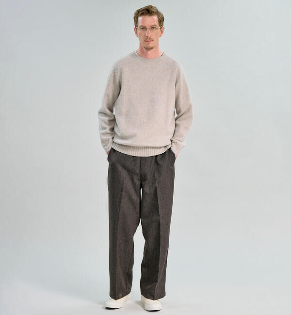 Morris & Sons「MORRIS & SONS | ジーロンラム クルーネックニット MEN」|ニット・セーター|
