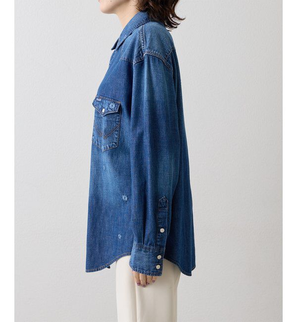  「【Wrangler】刺繍デニムシャツ」|シャツ・ブラウス|