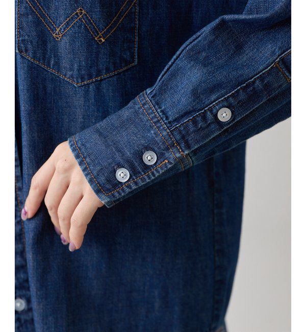  「【Wrangler】刺繍デニムシャツ」|シャツ・ブラウス|