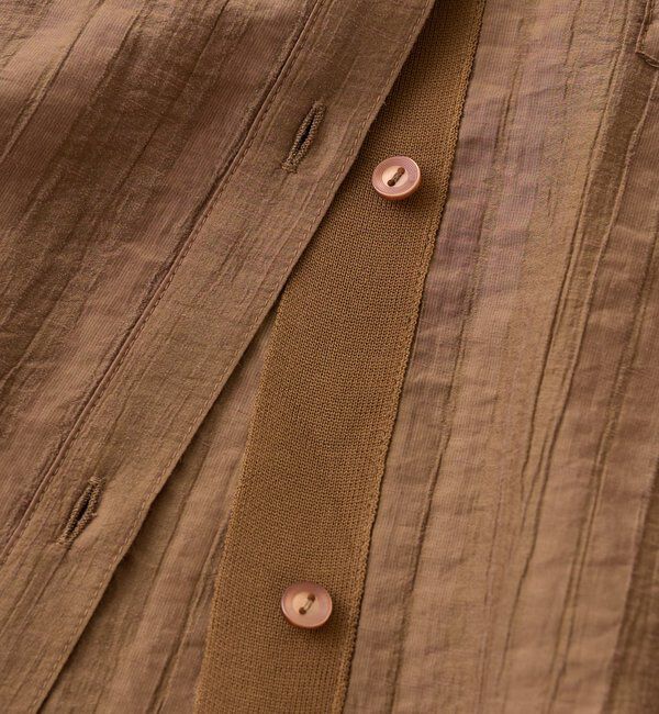  「【ロングシーズン着やすい】シャドーストライプオーバーシャツ」|シャツ・ブラウス|
