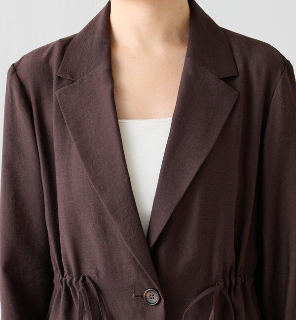  「【スタイルアップ】ウエストドロストジャケット」|スーツ|