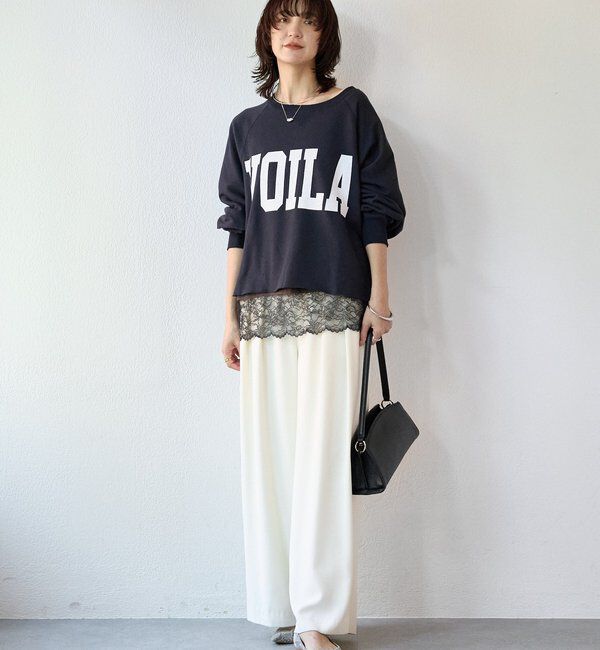  「【Yossshiiii企画】ワイドロゴカットオフスウェット」|Tシャツ・カットソー|