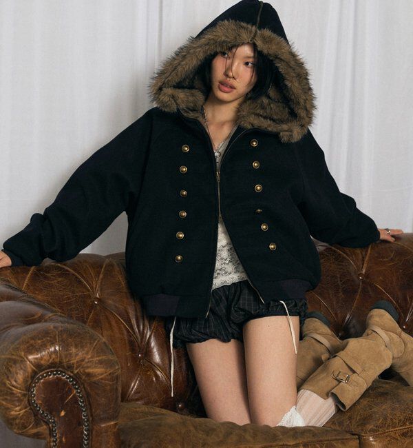 「【26AW LOOK掲載品番/WEB限定サイズあり】ナポレオンファーブルゾン」|ブルゾン・スタジャン|