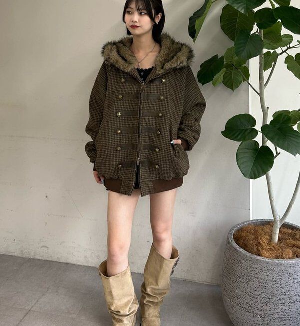  「【26AW LOOK掲載品番/WEB限定サイズあり】ナポレオンファーブルゾン」|ブルゾン・スタジャン|