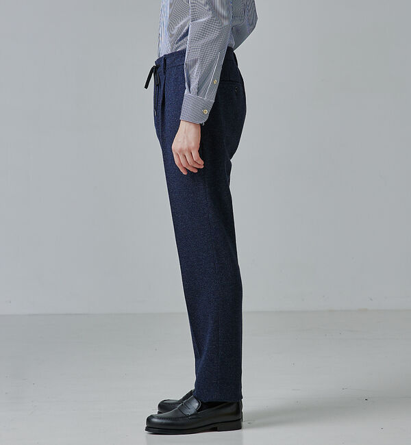 ABAHOUSE「【セットアップ対応/FLEX PANTS】ムリネ ジャージ ツイル スラックス」|スラックス|
