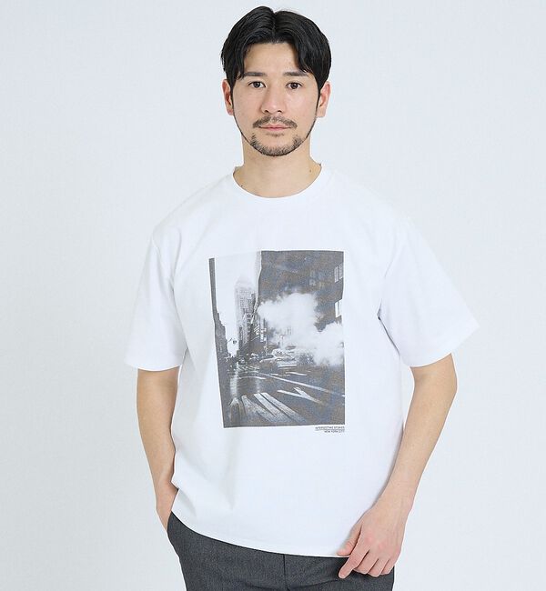 ABAHOUSE「【CITY PHOTO】 半袖Tシャツ」|Tシャツ・カットソー|その他1