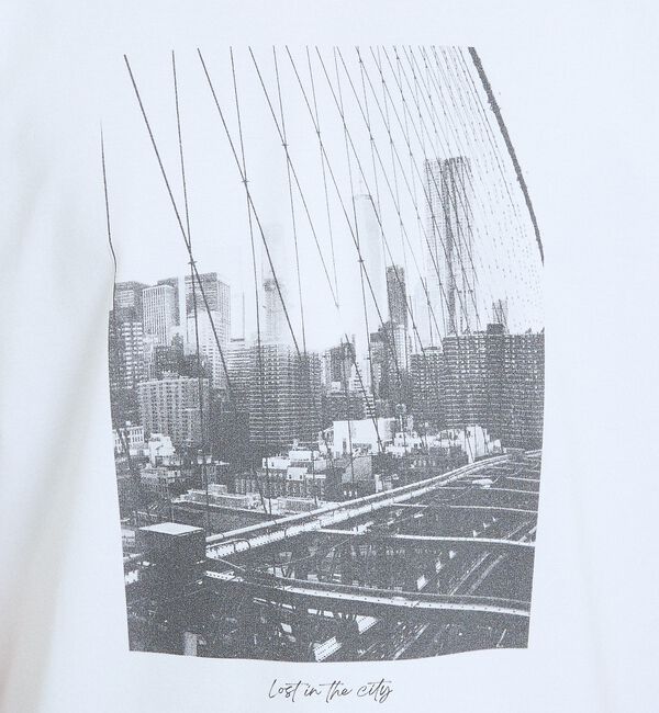 ABAHOUSE「【CITY PHOTO】 半袖Tシャツ」|Tシャツ・カットソー|