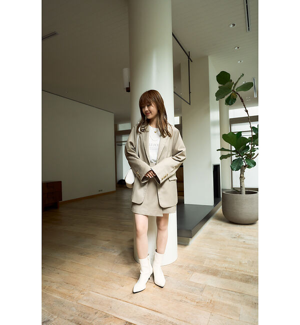 Rouge vif「【一部店舗限定】サイドボタンラップミニスカート」|スカート|