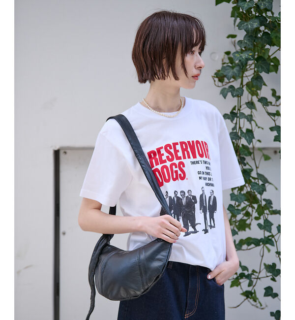 Rouge vif「【Ampersand / アンパサンド】Soft croissant bag S」|トートバッグ|