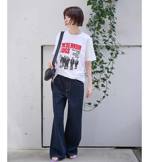 Rouge vif「【Ampersand / アンパサンド】Soft croissant bag S」|トートバッグ|