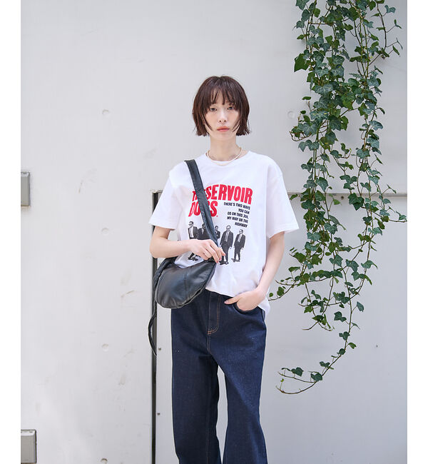 Rouge vif「【Ampersand / アンパサンド】Soft croissant bag S」|トートバッグ|