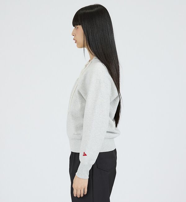 Rouge vif「【Healthknit/ヘルスニット】クラシックスウェット レースアップカラー長」|スウェット・ジャージ|