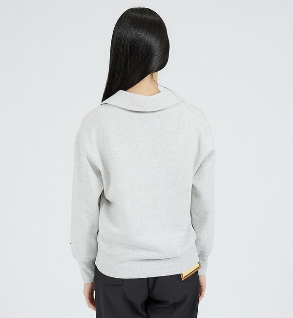 Rouge vif「【Healthknit/ヘルスニット】クラシックスウェット レースアップカラー長」|スウェット・ジャージ|