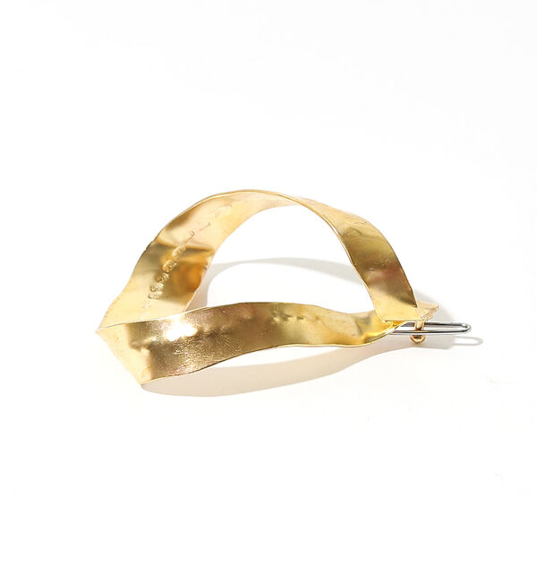 qualite「【ADER.bijoux】リボンカーブヘアークリップ」|ヘアバンド|