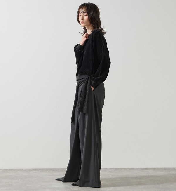 Liesse「モールニットブルゾン」|カーディガン|