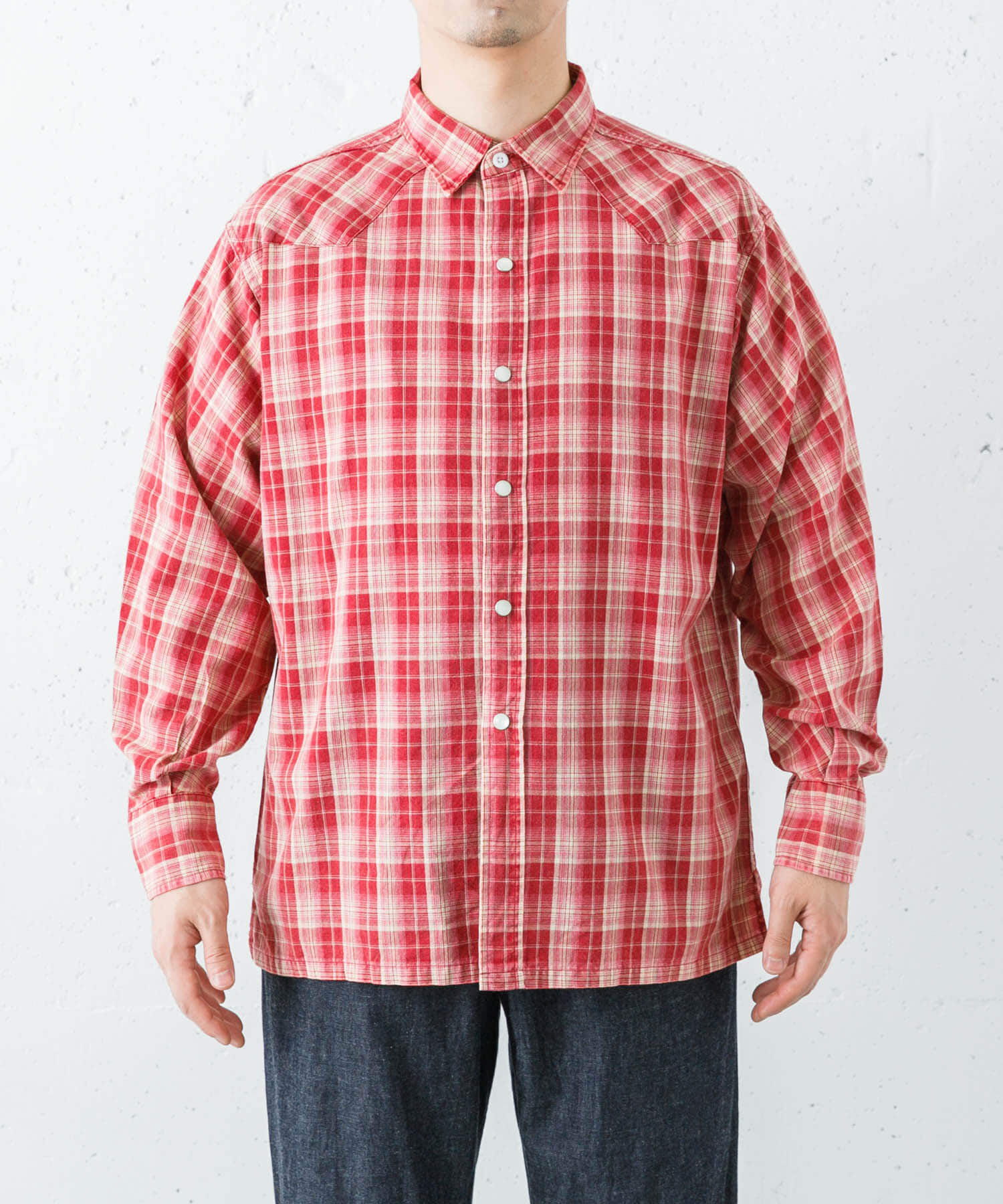URBAN RESEARCH「URBAN RESEARCH iD　FADE CHECK WESTERN SHIRTS」|シャツ・ブラウス|