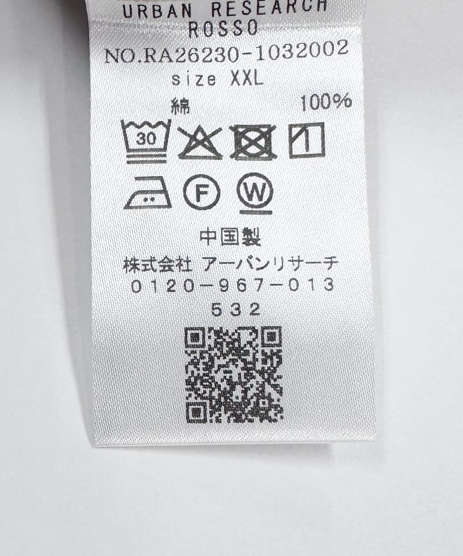 URBAN RESEARCH ROSSO「『WEB限定』『抗菌/消臭』『XXLｻｲｽﾞあり』ﾊｲﾊﾟﾌｫｰﾏﾝｽﾊﾞﾝ」|シャツ・ブラウス|