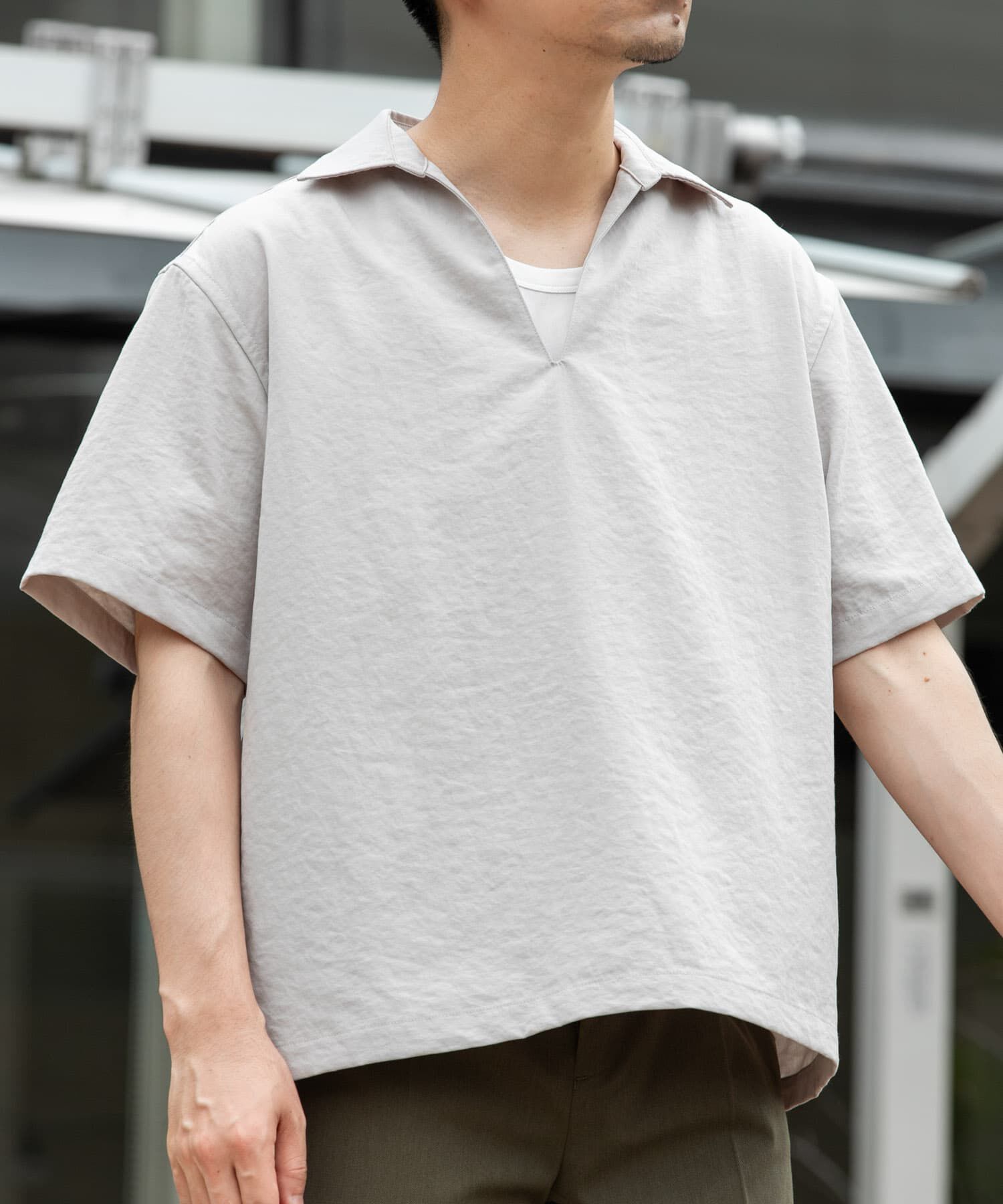 URBAN RESEARCH ROSSO「『セットアップ対応』『防シワ/速乾』ドライイージースキッパーシャツ」|シャツ・ブラウス|