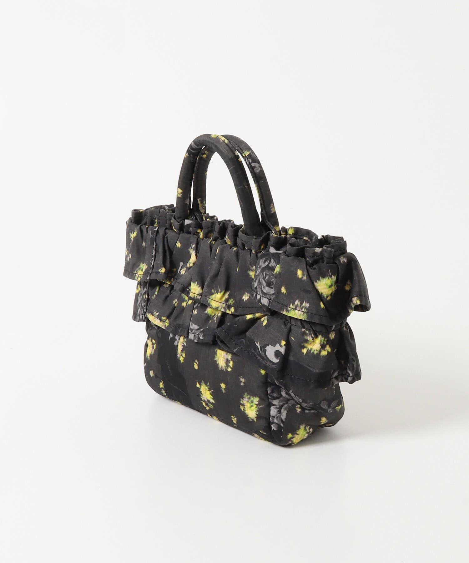 URBAN RESEARCH「GANNI　MINI SHOPPER RUFFLE PRINT」|ハンドバッグ|
