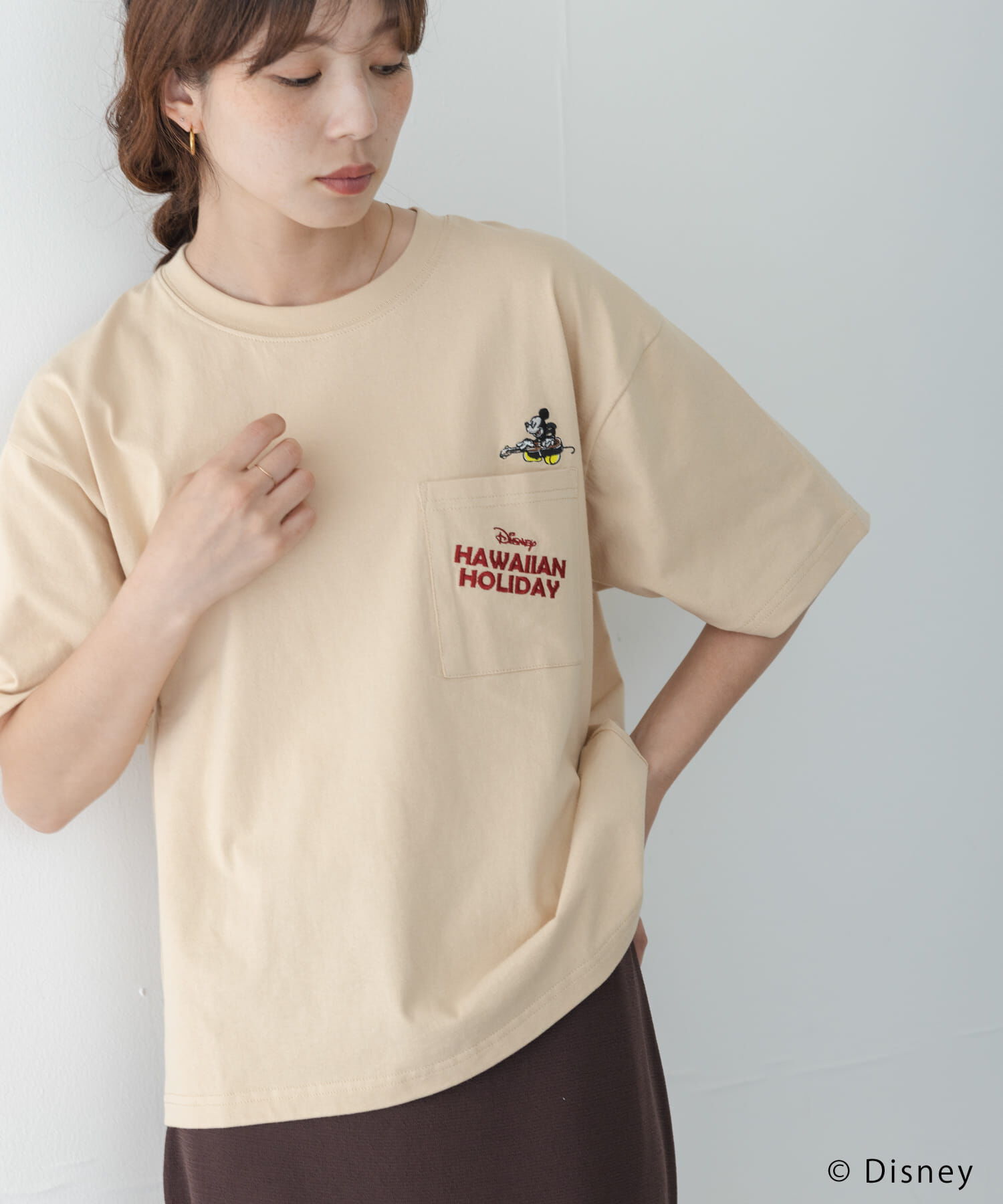 Sonny Label 「別注/DISNEY/ポケット付きTシャツ」|Tシャツ・カットソー|