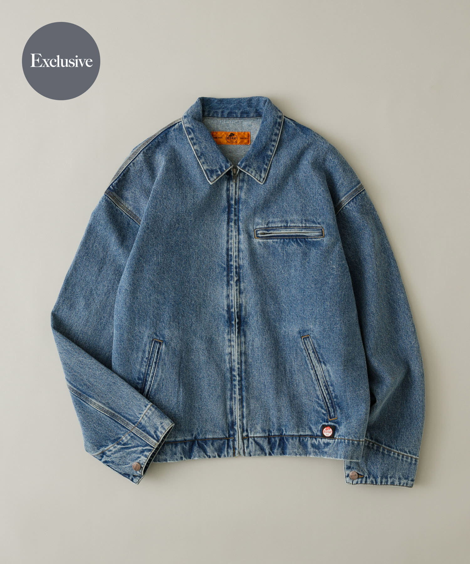 Sonny Label 「『別注』RED KAP&times;Sonny Label　デニムジップブルゾン」|デニムジャケット|インディゴブルー