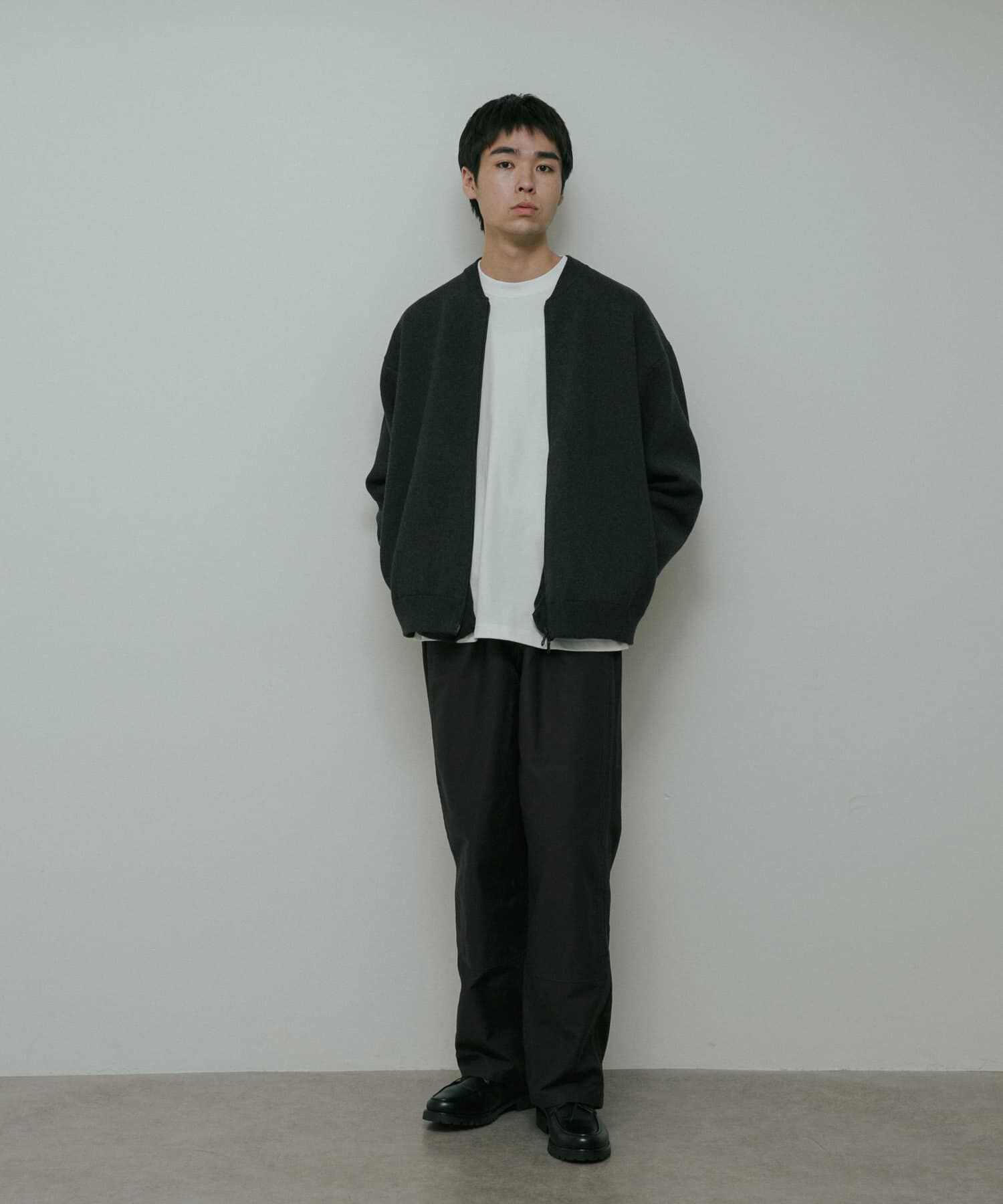 URBAN RESEARCH DOORS「CottonCashmere ZipBlouson」|ブルゾン・スタジャン|