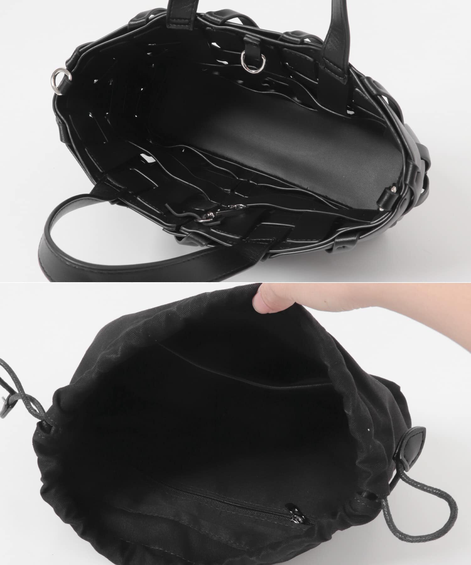 URBAN RESEARCH ROSSO「KOMOREBI MUSEUM　MESH BAG」|ハンドバッグ|