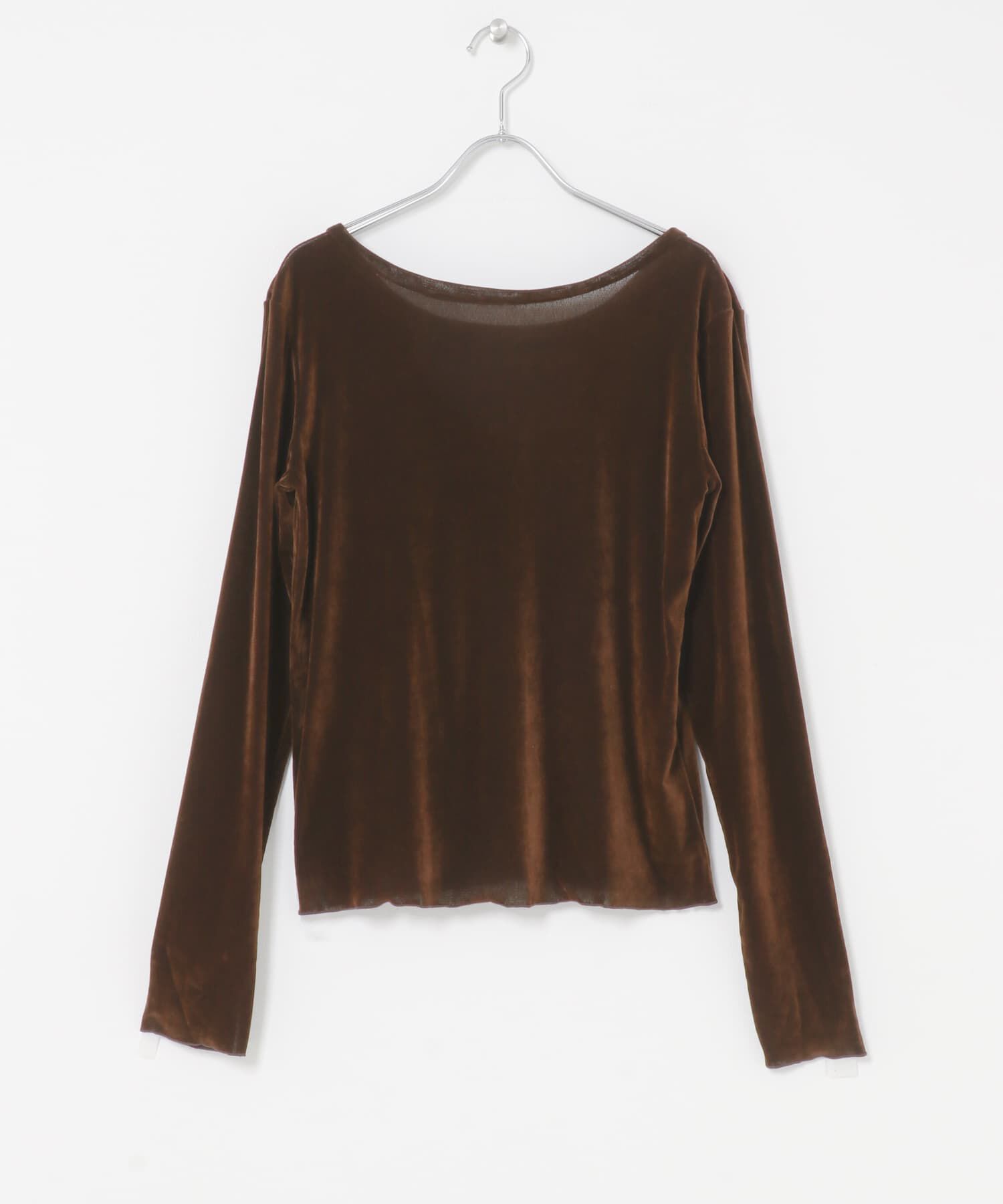 URBAN RESEARCH ROSSO「シアーベロアバックシームカットソー」|Tシャツ・カットソー|
