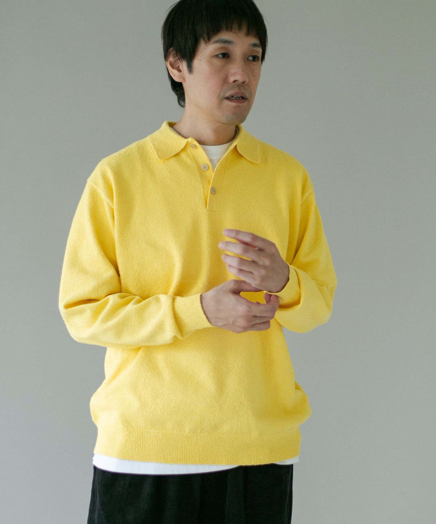 URBAN RESEARCH DOORS「ミニブークレ ニットポロ」|ニット・セーター|