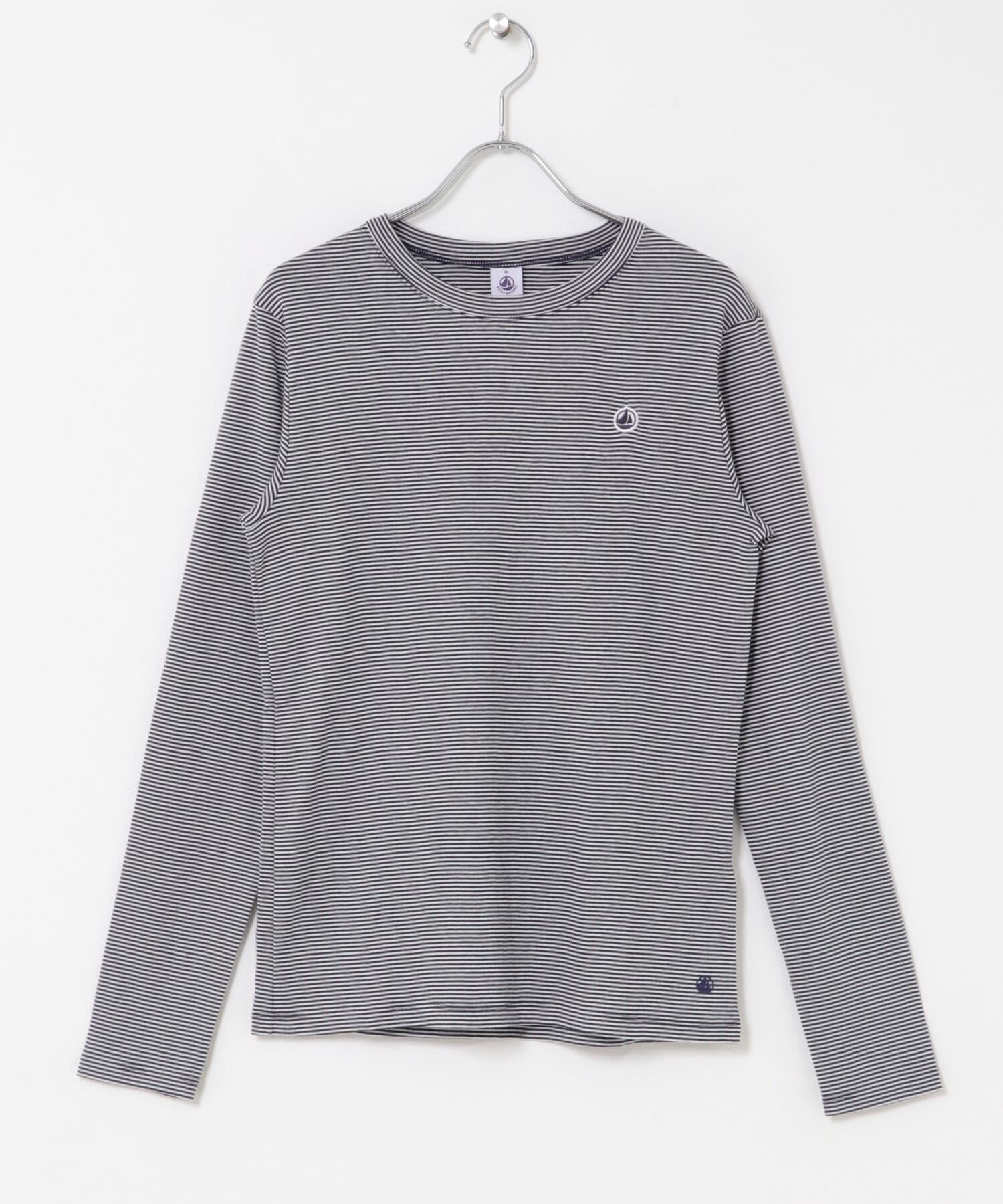 URBAN RESEARCH DOORS「『別注』PETIT BATEAU&times;DOORS　EMBROIDERYロングTシャツ ST」|Tシャツ・カットソー|