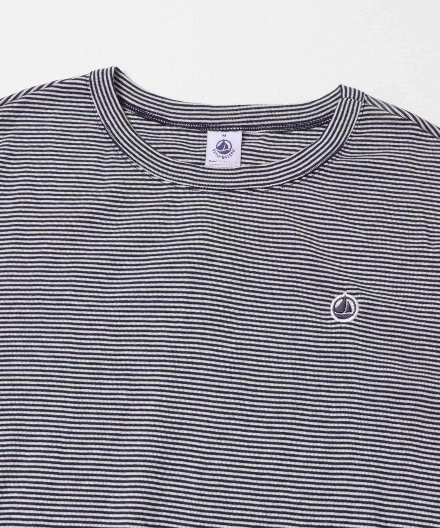 URBAN RESEARCH DOORS「『別注』PETIT BATEAU&times;DOORS　EMBROIDERYロングTシャツ ST」|Tシャツ・カットソー|