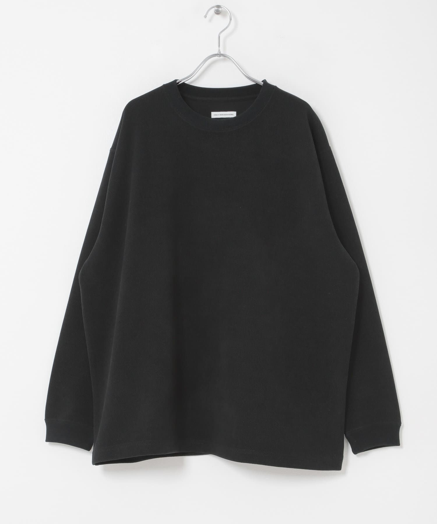 URBAN RESEARCH DOORS「コーデュロイタッチクルーネックロングスリーブ Tシャツ」|Tシャツ・カットソー|