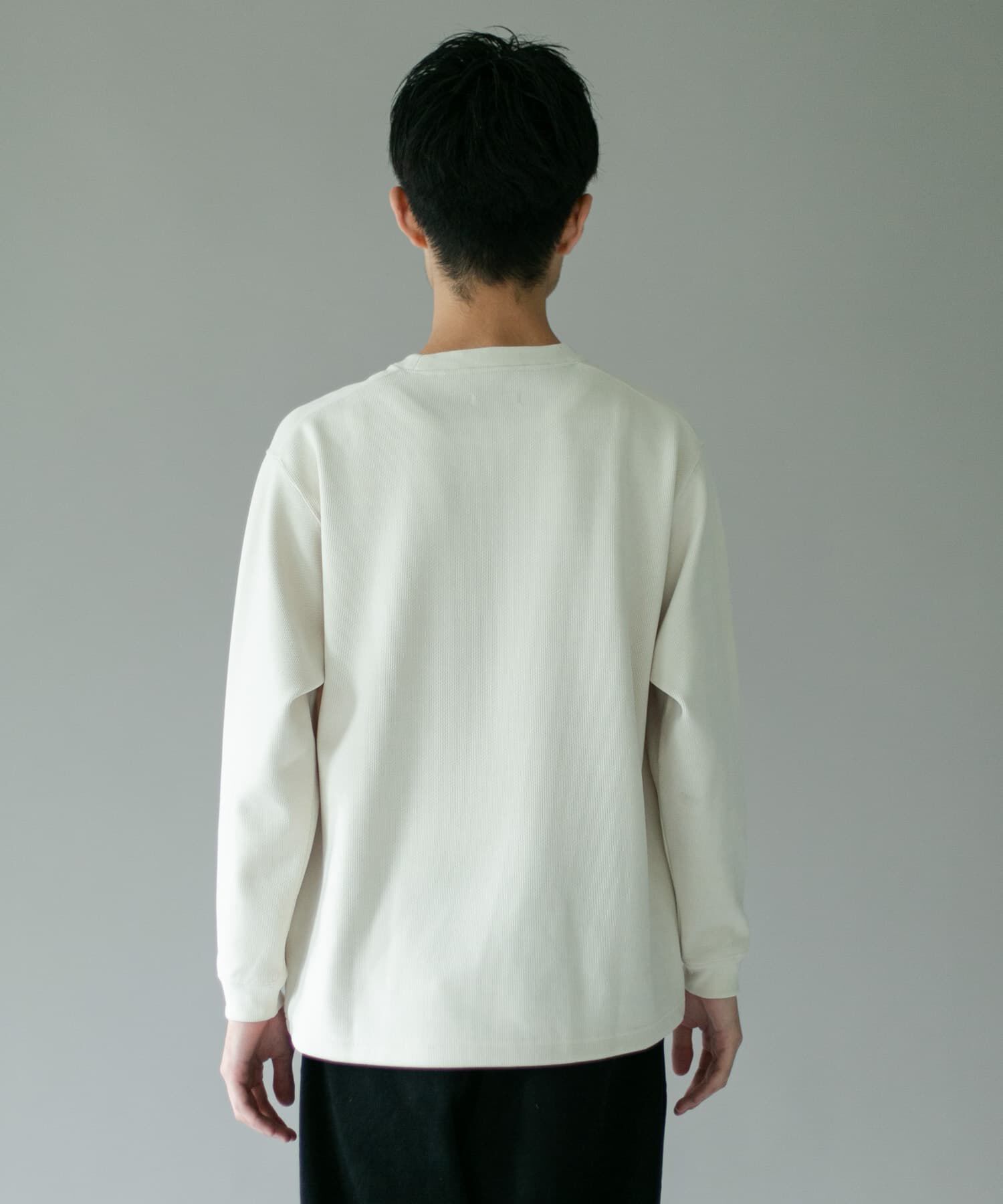 URBAN RESEARCH DOORS「コーデュロイタッチクルーネックロングスリーブ Tシャツ」|Tシャツ・カットソー|