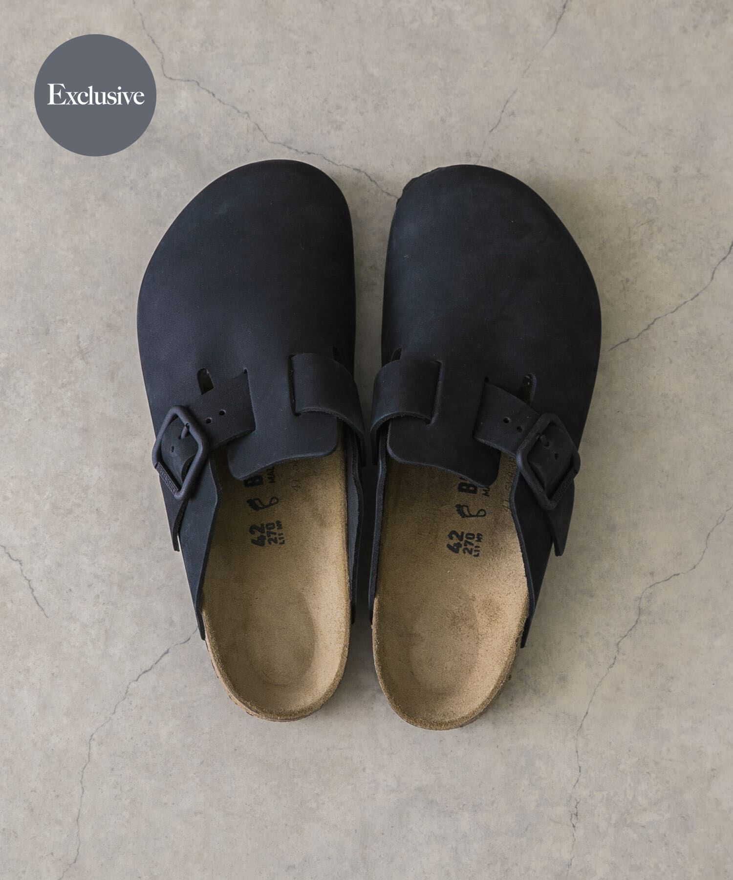 URBAN RESEARCH DOORS「BIRKENSTOCK　EXCLUSIVE BOSTON WB(REG)」|サンダル|ブラック