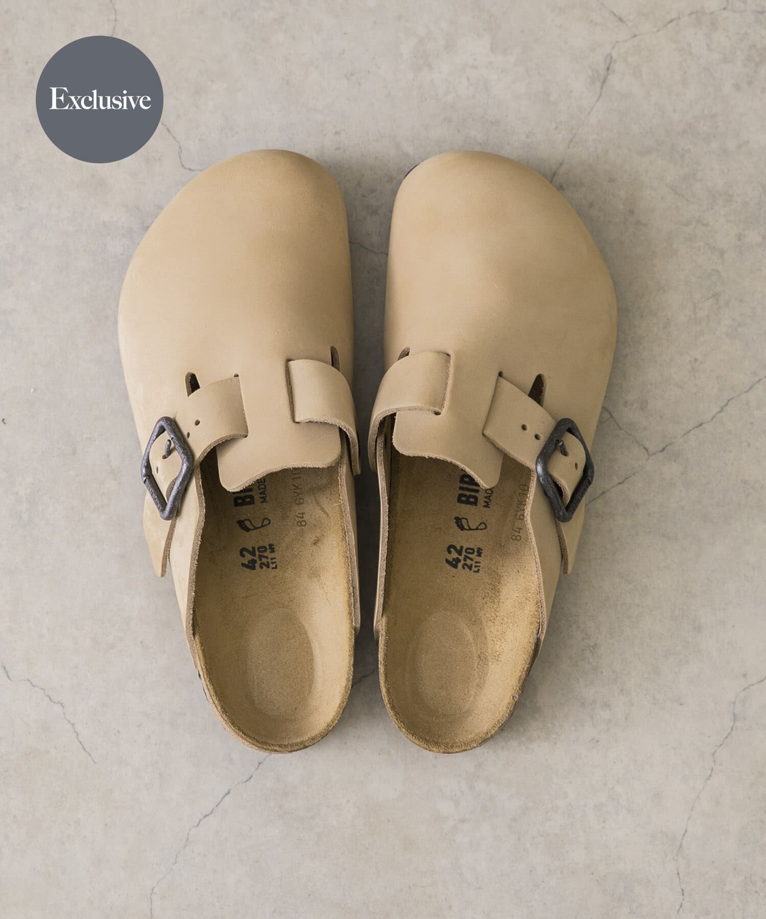 URBAN RESEARCH DOORS「BIRKENSTOCK　EXCLUSIVE BOSTON WB(REG)」|サンダル|ベージュ