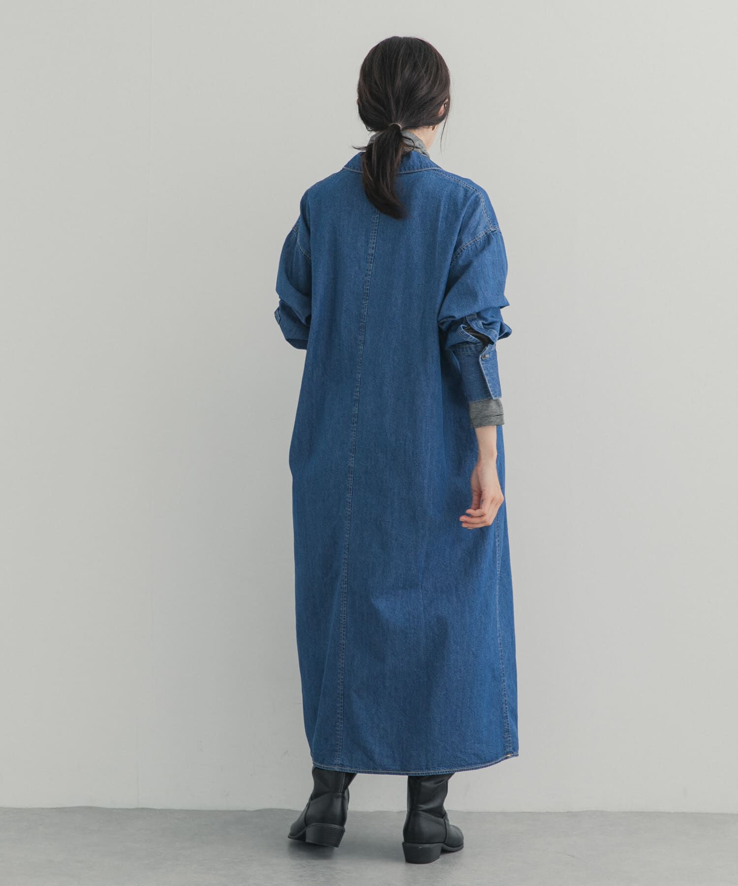 URBAN RESEARCH DOORS「フロントジップデニムワンピース」|その他|