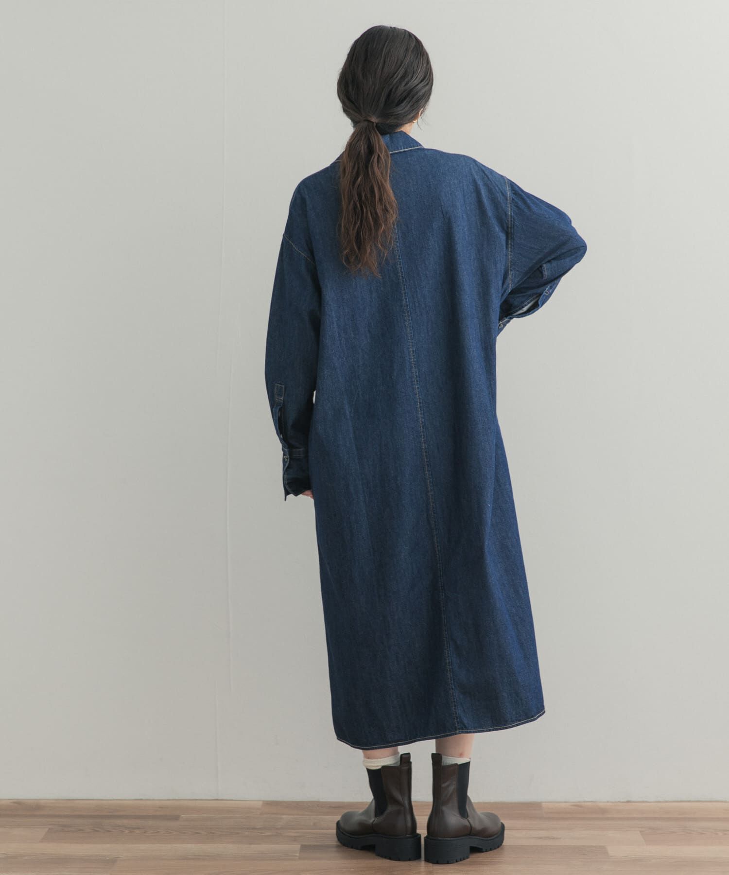 URBAN RESEARCH DOORS「フロントジップデニムワンピース」|その他|