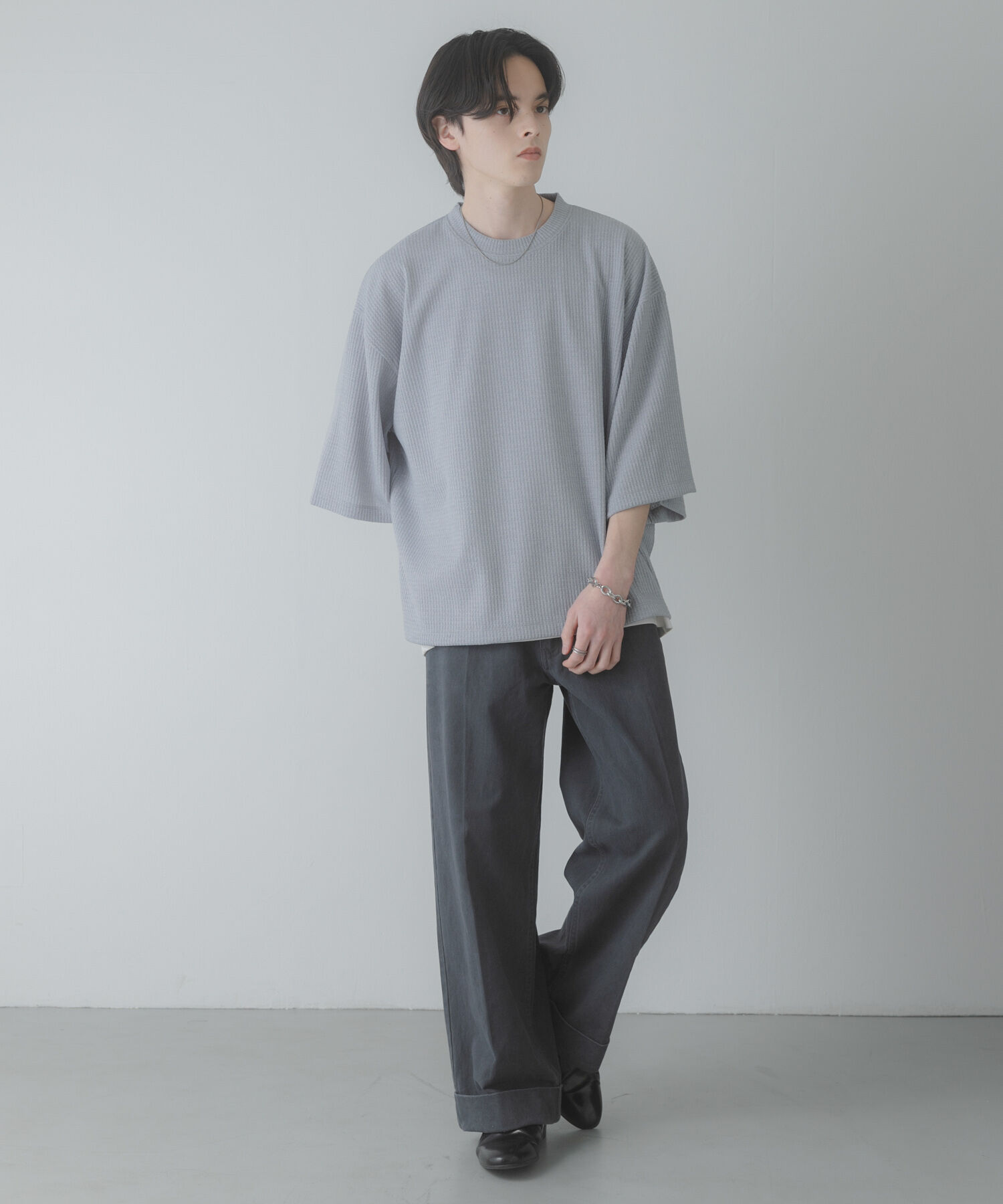 SENSE OF PLACE by URBAN RESEARCH「ソフトワッフルエクストラルーズTシャツ」|Tシャツ・カットソー|