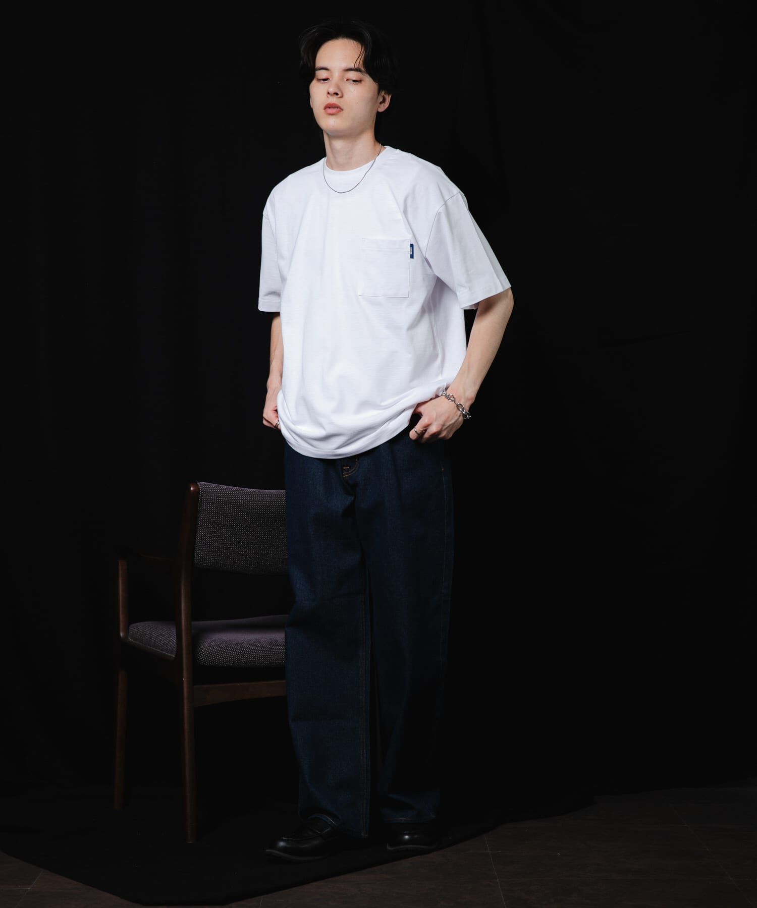 SENSE OF PLACE by URBAN RESEARCH「『UR TECH ひやサラクール』リラックスポケットTシャツ」|Tシャツ・カットソー|