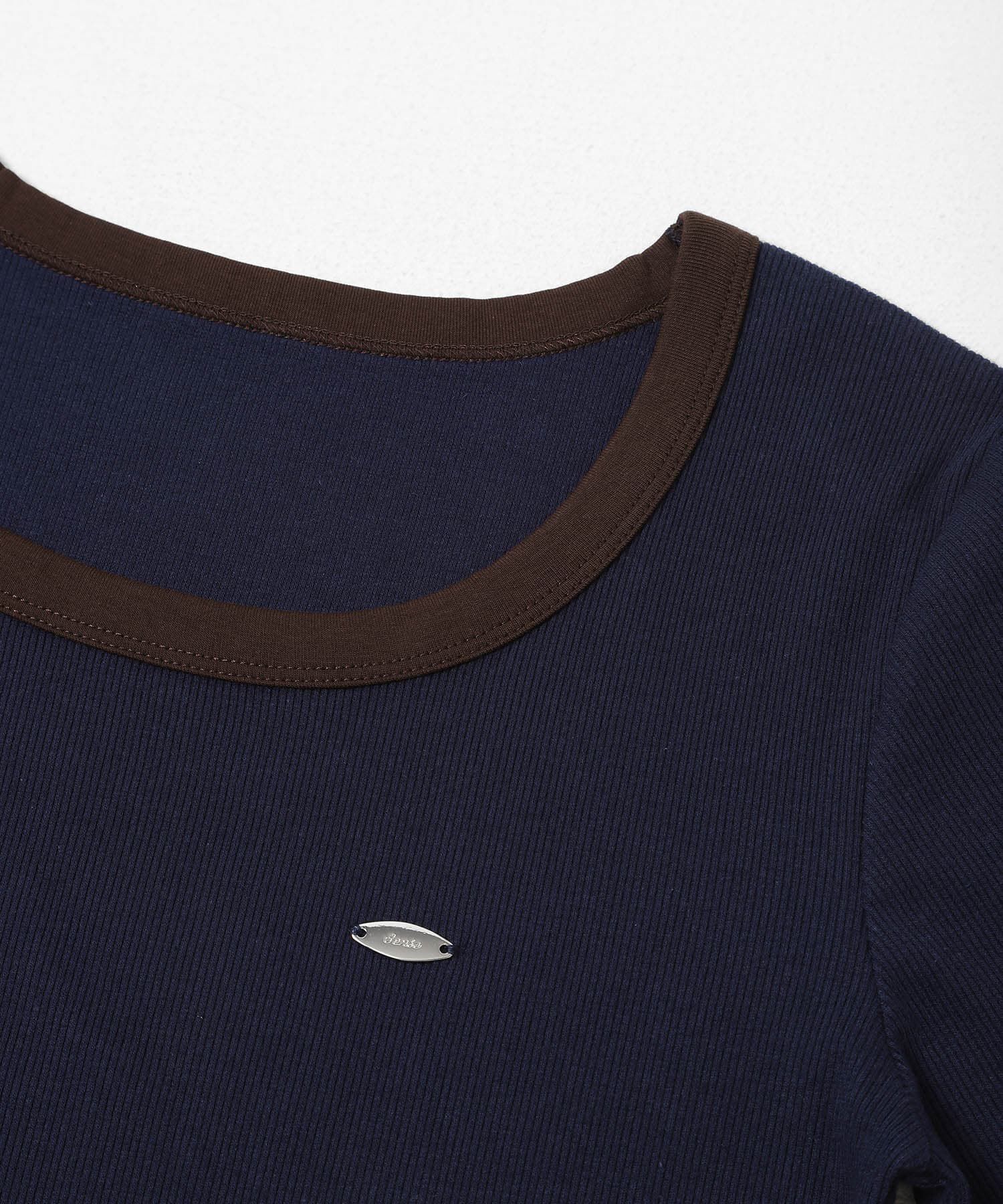 SENSE OF PLACE by URBAN RESEARCH「ラウンドネックリブTシャツ」|Tシャツ・カットソー|
