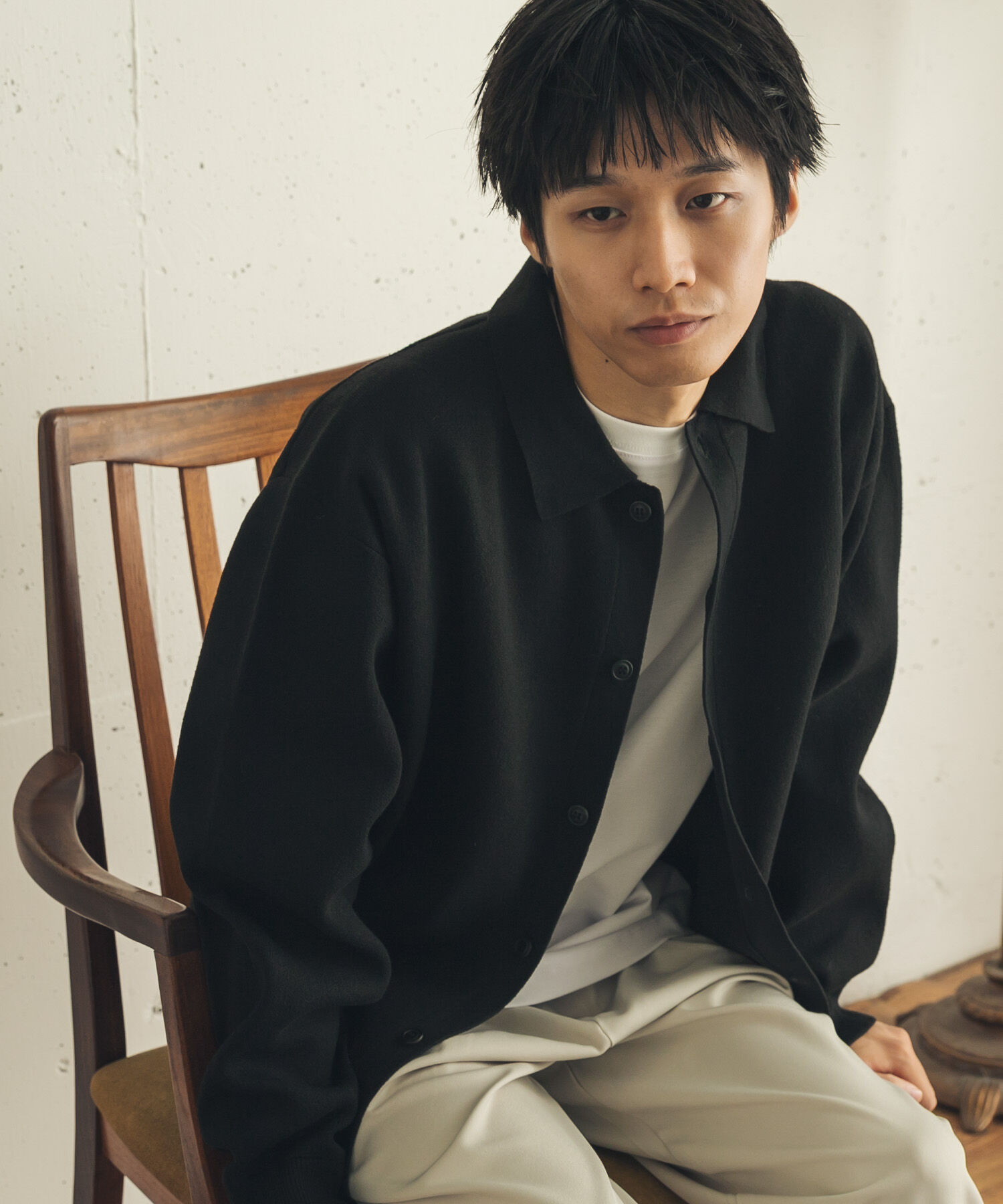 SENSE OF PLACE by URBAN RESEARCH「『一部WEB限定カラー』『洗濯可』スウェットライクニットカーディガン」|カーディガン|