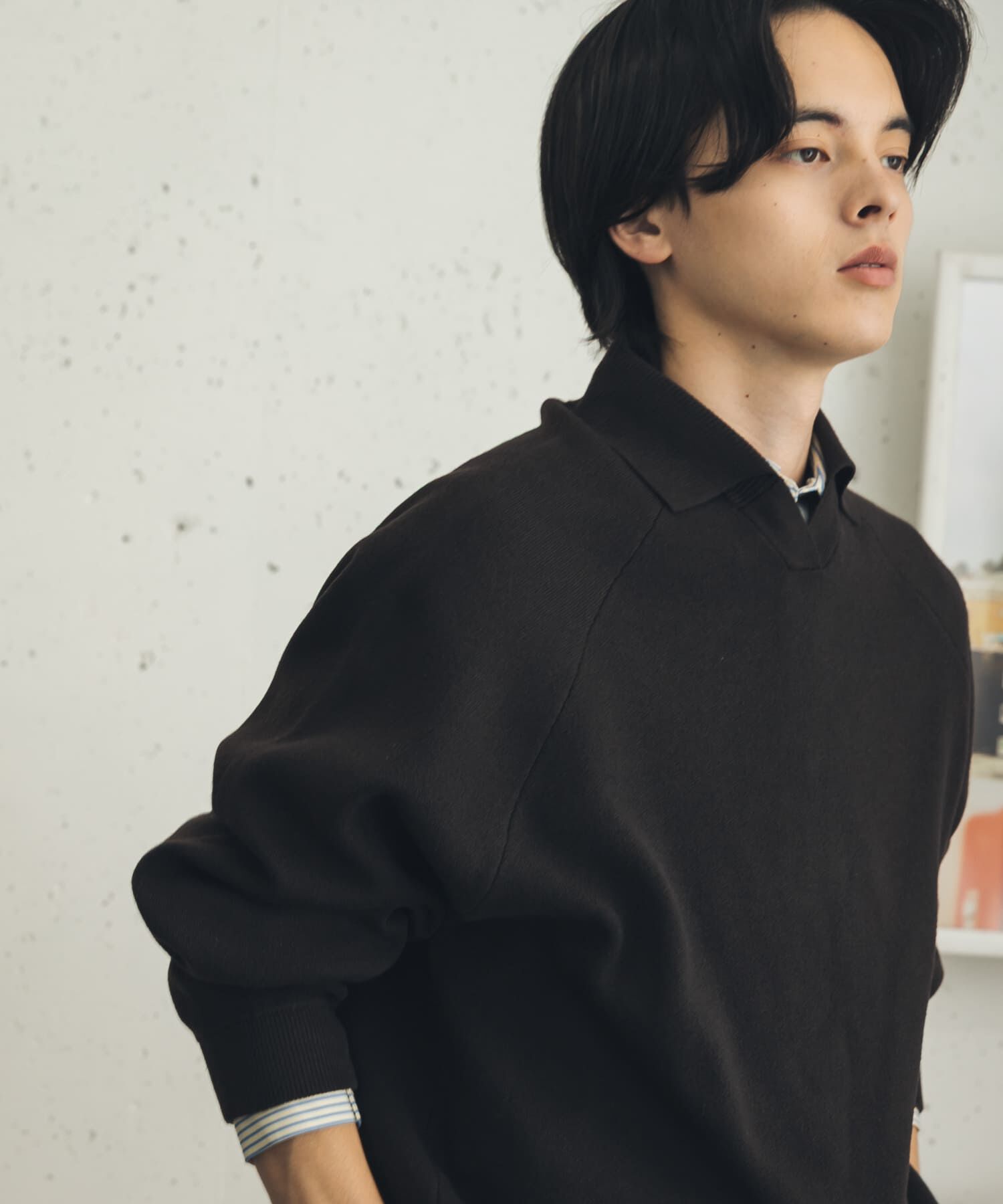 SENSE OF PLACE by URBAN RESEARCH「『一部WEB限定カラー』『洗濯可』スウェットライクスキッパーニット」|ニット・セーター|