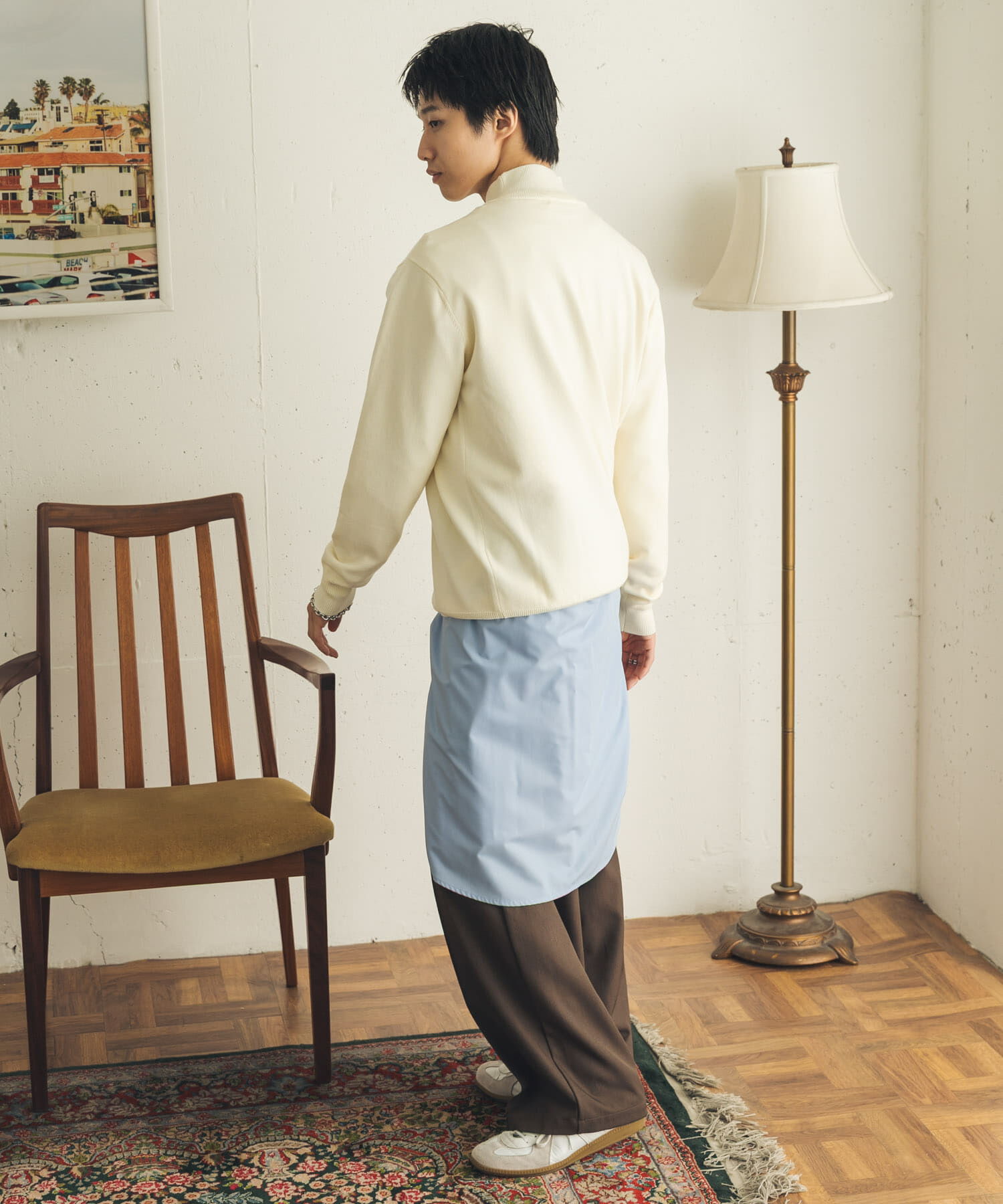 SENSE OF PLACE by URBAN RESEARCH「『一部WEB限定ｶﾗｰ』『洗濯可/静電気防止/毛玉防止』ｽﾄﾚｯﾁﾓｯｸ  」|ニット・セーター|
