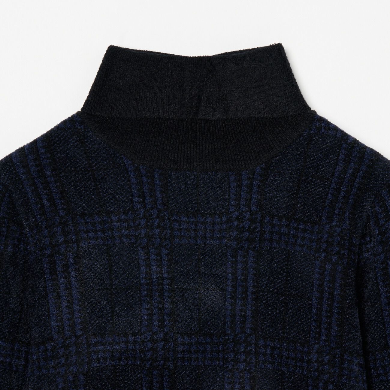  「H.A.O Check Turtle Neck Top」|ニット・セーター|