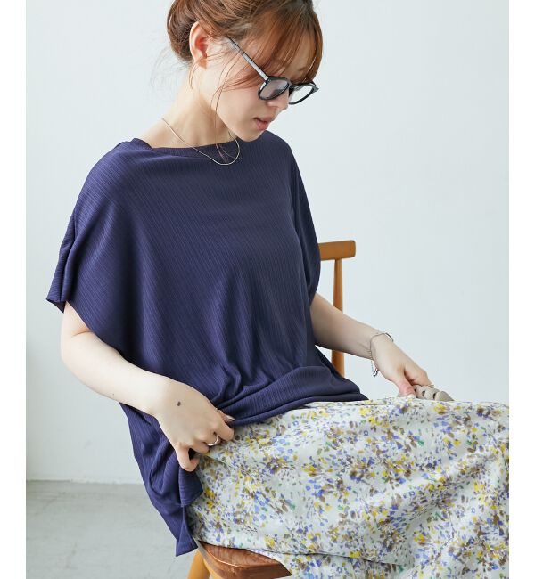 「《WEB限定アイテム》ランダムリブショルダータックプルオーバー」|プルオーバー|