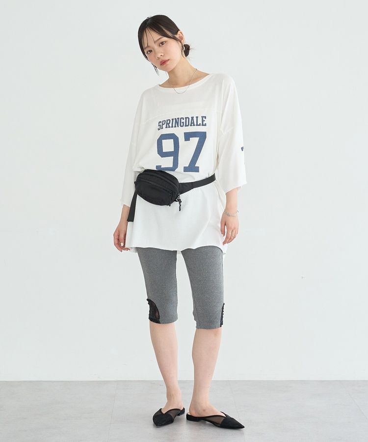 earth music&ecology「ナンバリングビッグTシャツ」|Tシャツ・カットソー|