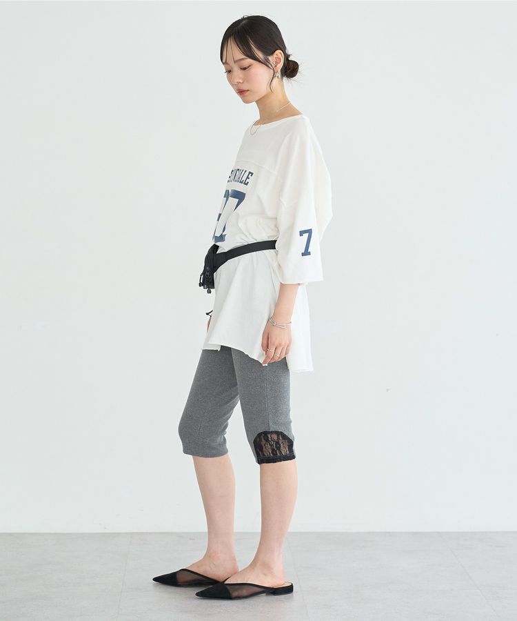 earth music&ecology「ナンバリングビッグTシャツ」|Tシャツ・カットソー|