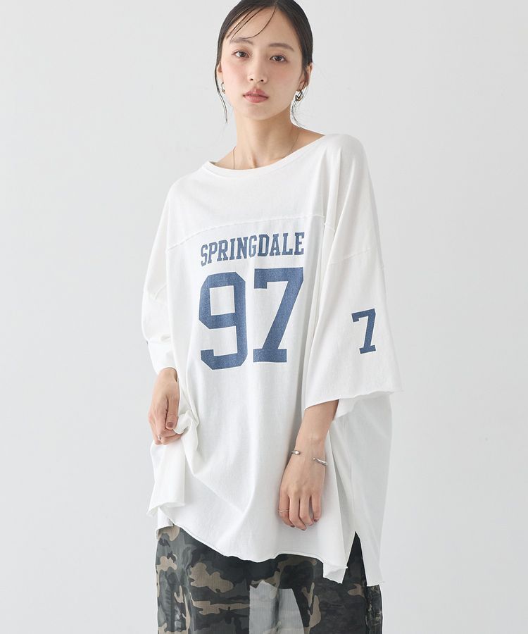 earth music&ecology「ナンバリングビッグTシャツ」|Tシャツ・カットソー|